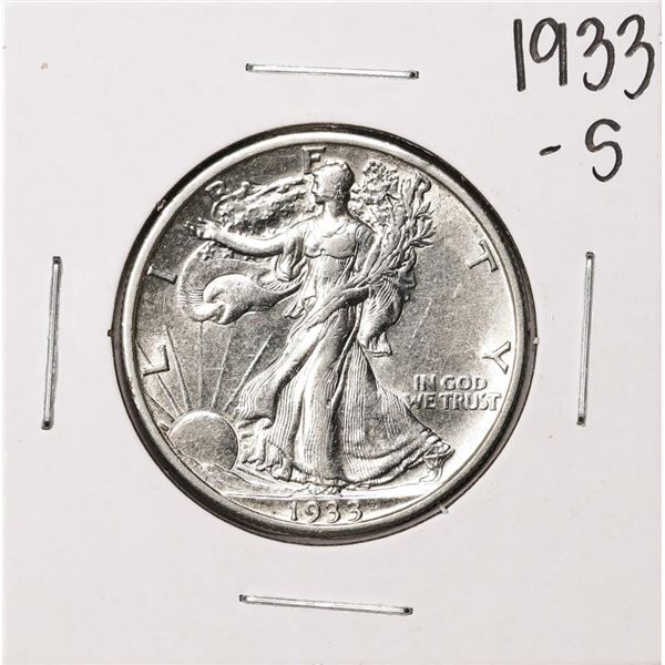 1933-S Walking Liberty Half Dollar Coin