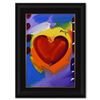 Image 1 : Peter Max "Heart" Original Mixed Media on Board