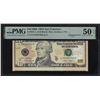 Image 1 : 2009 $10 Federal Reserve Cutting Error Note Fr.2041-L PMG About Uncirculated 50EPQ