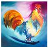 Image 1 : Alfred Alexander Gockel "Proud Rooster" Limited Edition Giclee on Canvas