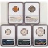 Image 2 : 1951 (5) Coin Proof Set NGC Graded PF65/67/67RD