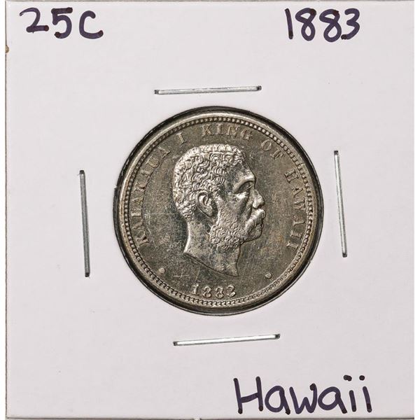 1883 Kingdom of Hawaii Quarter Coin