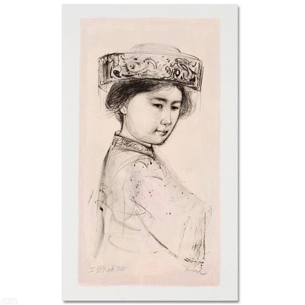 Edna Hibel (1917-2014) "Yasmin" Limited Edition Lithograph on Paper