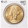 Image 1 : 1885-S $20 Liberty Head Double Eagle Gold Coin