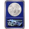 Image 2 : 2021(S) Type 1 $1 American Silver Eagle Coin NGC MS70 FDI San Francisco Blue Core