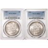 Image 1 : Lot of (2) 1897 $1 Morgan Silver Dollar Coins PCGS MS63