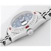 Image 3 : Rolex Ladies Stainless Steel Ruby and Diamond Datejust Wristwatch