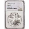 Image 1 : 2003 $1 American Silver Eagle Coin NGC MS70