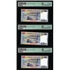 Image 2 : (3) Consecutive 2017 Djibouti 40 Francs Bank Notes PMG Superb Gem Uncirculated 67EPQ