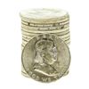 Image 1 : Roll of (20) 1962-D Brilliant Uncirculated Franklin Half Dollar Coins