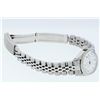 Image 5 : Rolex Ladies Stainless Steel White Arabic Oyster Perpetual Date Wristwatch