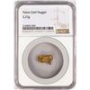 Image 1 : 2.27 Gram Yukon Gold Nugget NGC Graded