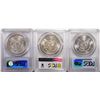 Image 2 : Lot of 1883-O to 1885-O  $1 Morgan Silver Dollar Coins PCGS MS63