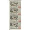 Image 1 : Uncut Sheet of (4) State of Louisiana Baby Bond Obsolete Notes