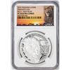 Image 1 : 2014 Tanzania 1000 Shillings Serengeti Lion Big 5 HR Silver Coin NGC PF70 Ultra Cameo