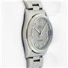 Image 5 : Rolex Mens Stainless Steel Gray Roman Datejust Wristwatch With Box