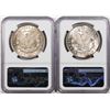 Image 2 : Lot of (2) 1921 $1 Morgan Silver Dollar Coins NGC MS63