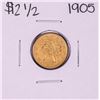 Image 1 : 1905 $2 1/2 Liberty Head Quarter Eagle Gold Coin