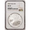 Image 1 : 2006 $1 American Silver Eagle Coin NGC MS70