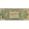 Image 2 : 1869 $3 J. Brainard Clarke's Advertising Note Pittsfield, Massachusetts