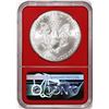 Image 2 : 2016-(S) $1 American Silver Eagle Coin NGC MS69 Struck at San Francisco Red Core