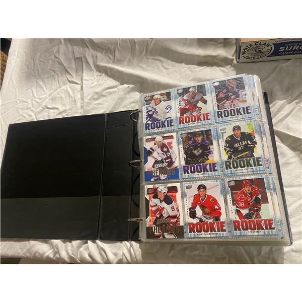 Binder hockey  cards