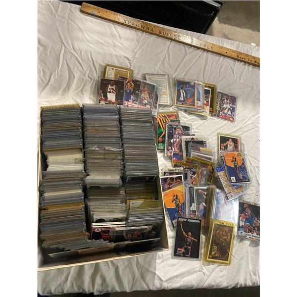 Large lot of basket ball cards