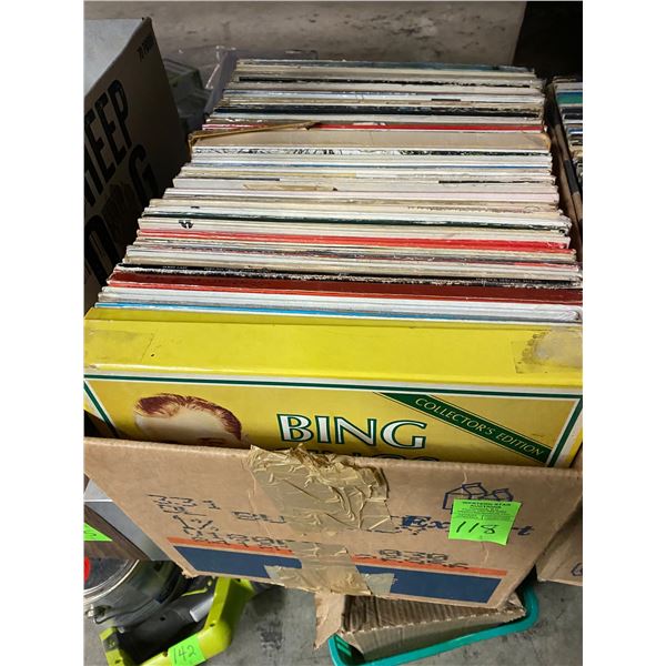 Box assorted records