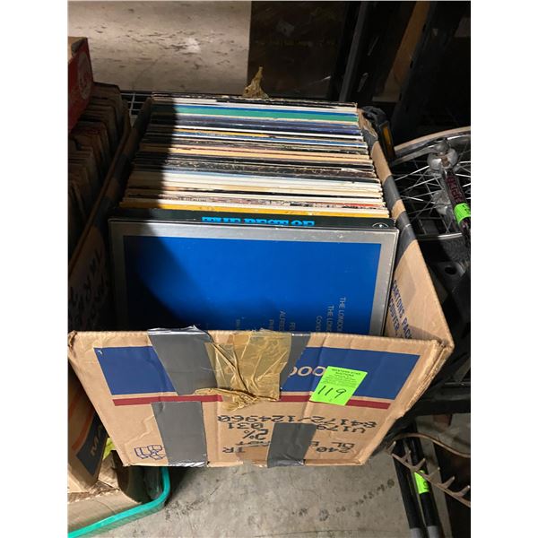 Box assorted records