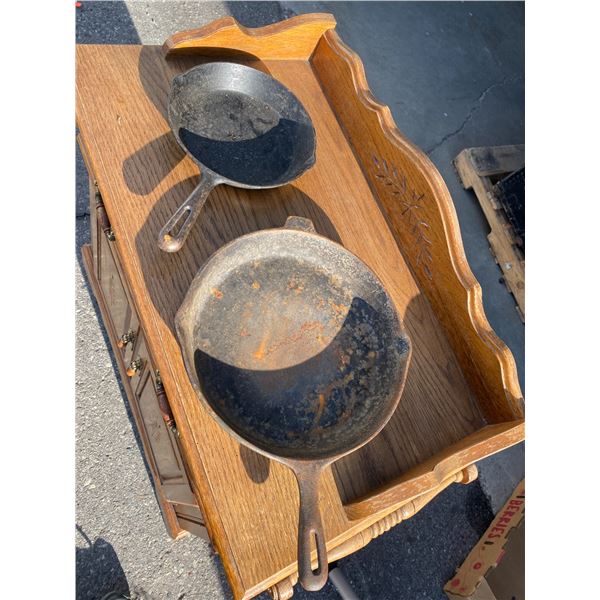 Cast iron pans