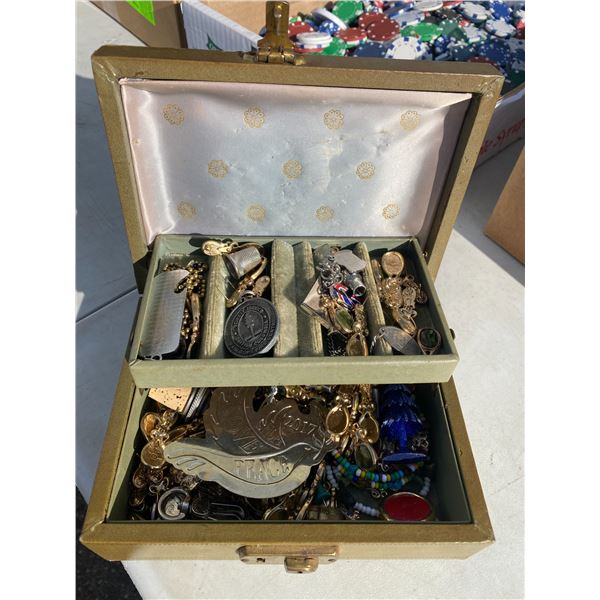 Assorted costume jewelry