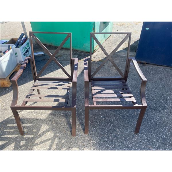 2 patio chairs