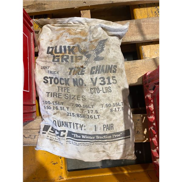 Quick grip tire chains