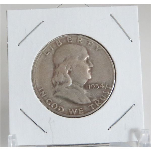 1954 USA Half-Dollar Silver Coin