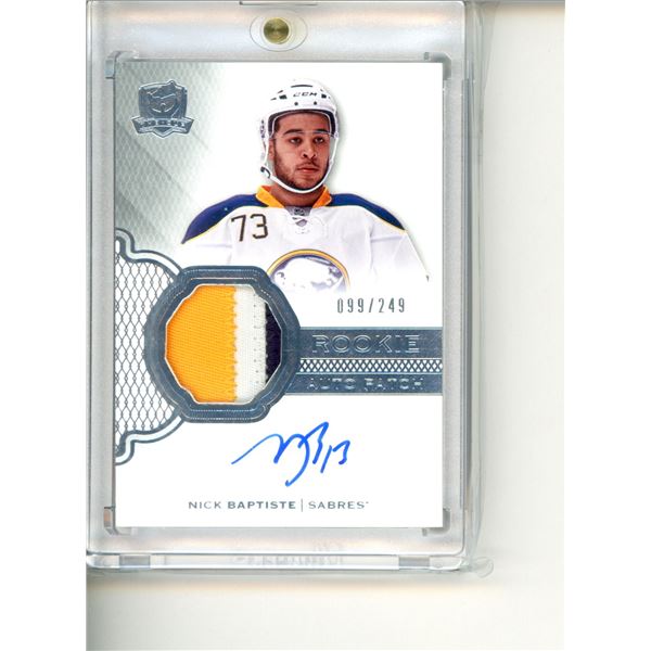 2016-17 The Cup #118 Nick Baptiste JSY AU 199/249 RC