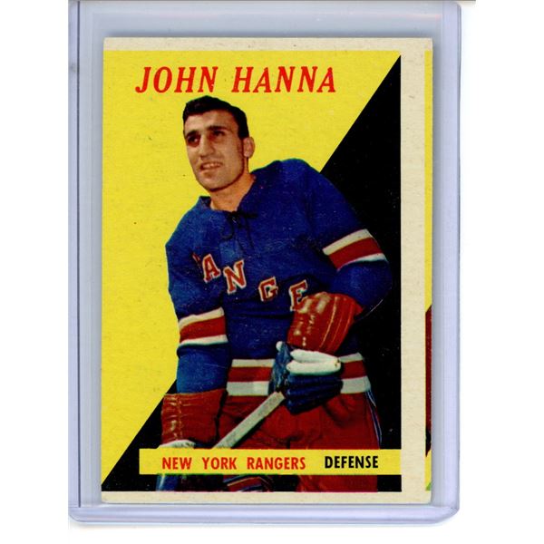 1958-59 Topps #7 John Hanna RC