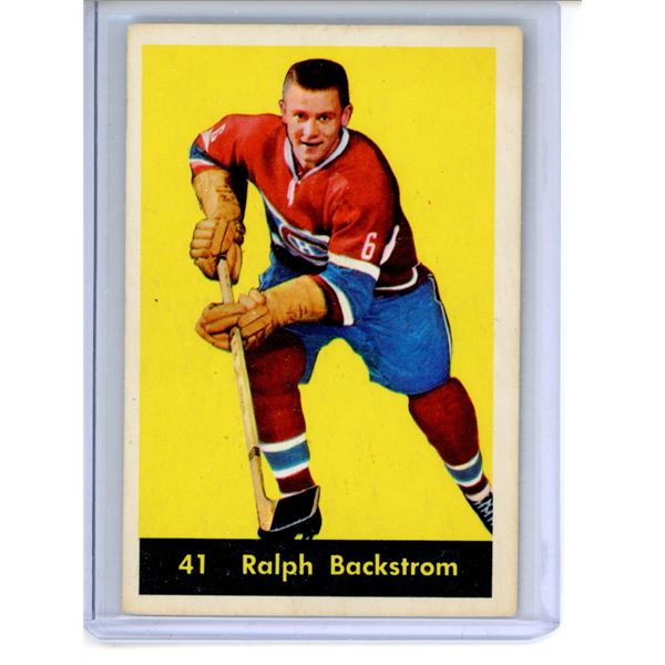 1960-61 Parkhurst #41 Ralph Backstrom