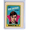 Image 1 : 1971-72 O-Pee-Chee/Topps Booklets #17 Ken Dryden