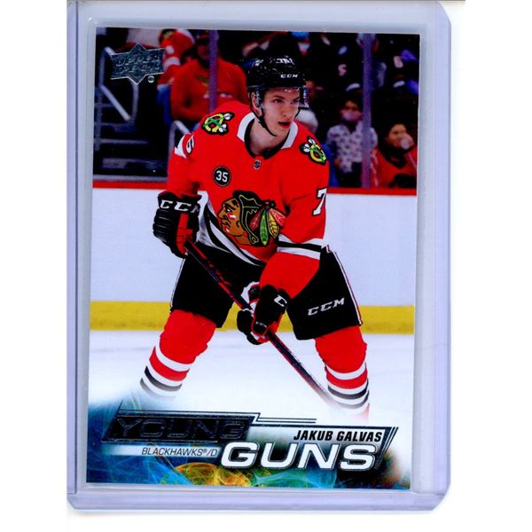 2022-23 Upper Deck #225 Jakub Galvas YG RC