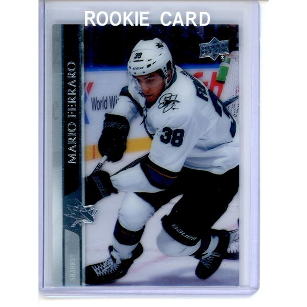 2020-21 Upper Deck Clear Cut Parallel #398 Mario Ferraro