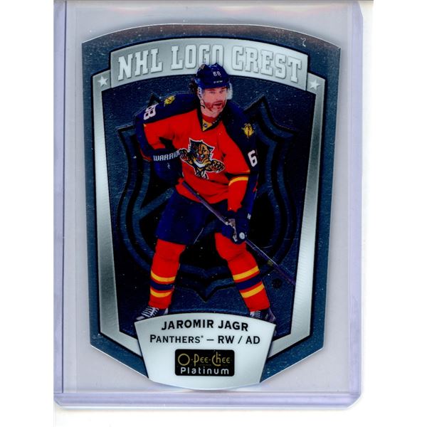 2016-17 O-Pee-Chee Platinum NHL Logo Crest Die Cuts #NHLLD7 Jaromir Jagr