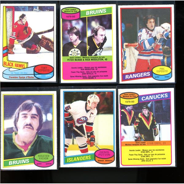 1980-81 O-Pee-Chee Hockey Card Lot