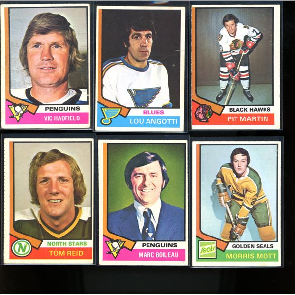 1974-75 O-Pee-Chee Hockey Card Lot