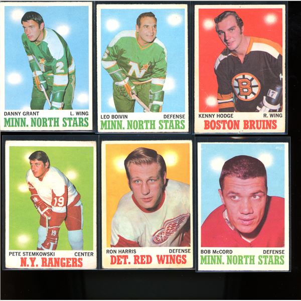 1970-71 O-Pee-Chee Hockey Card Lot