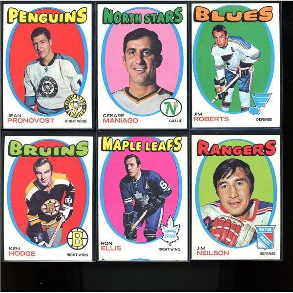 1971-72 Topps Hockey Card Lot