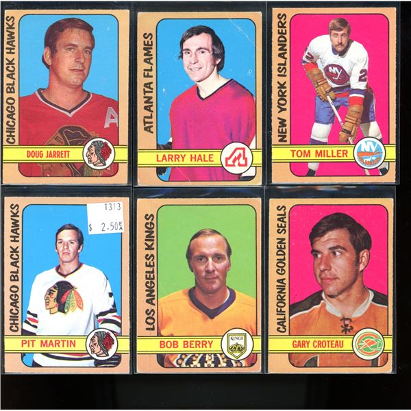 1972-73 O-Pee-Chee Hockey Card Lot