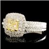 Image 2 : 18K Gold 1.30ctw Fancy Diamond Ring