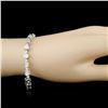 Image 3 : 14K Gold 0.98ctw Diamond Bracelet