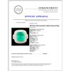Image 5 : 18K Gold 5.50ct Emerald & 1.09ctw Diamond Ring