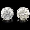 Image 1 : 14K Gold 2.10ctw Diamond Stud Earrings